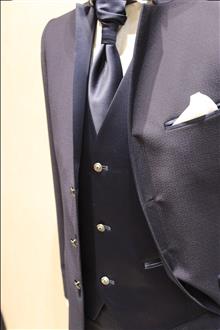 Smoking/Coreana 3 bottoni con gilet e Cravattone